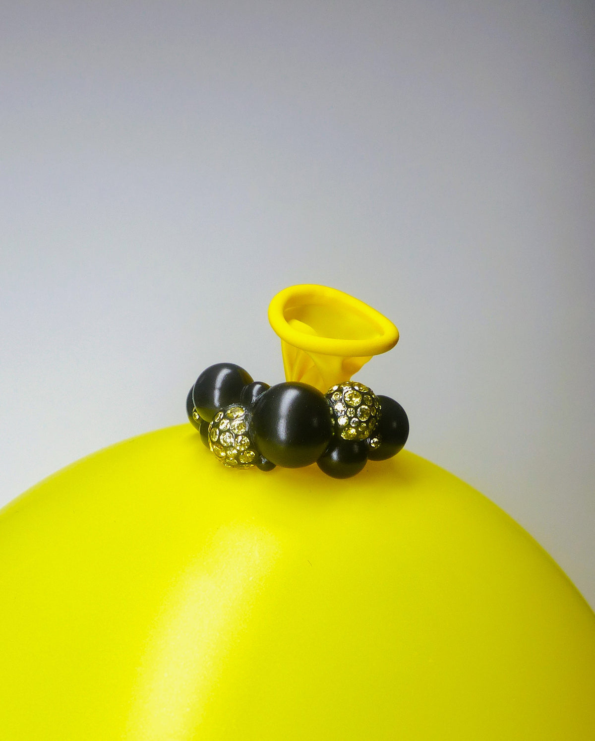 Anello Bubbles Pavé | Anello Scultoreo Contemporaneo in Bronzo e Zirconi Aurora Ceretti Design